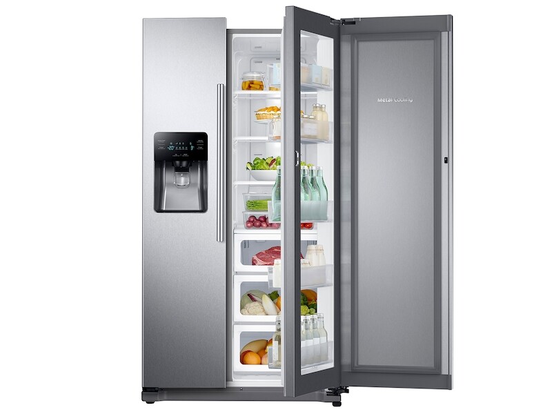 25 cu. ft. Food Showcase Side-by-Side Refrigerator with Metal Cooling RH25H5611SR