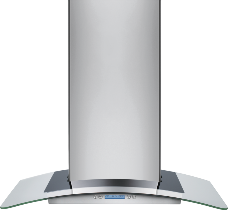 30" Glass and Stainless Canopy Wall-Mount Hood RH30WC60GS