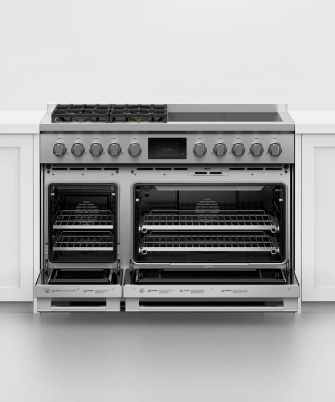 Dual Fuel Range, 48", 4 Burners, 4 Induction Zones, Self-cleaning, LPG RHV3484L