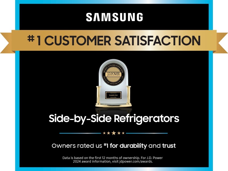 27.4 cu. ft. Large Capacity Side-by-Side Refrigerator in Stainless Steel RS27T5200SRAA