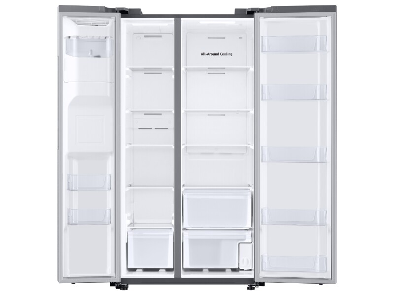 27.4 cu. ft. Large Capacity Side-by-Side Refrigerator in Stainless Steel RS27T5200SRAA