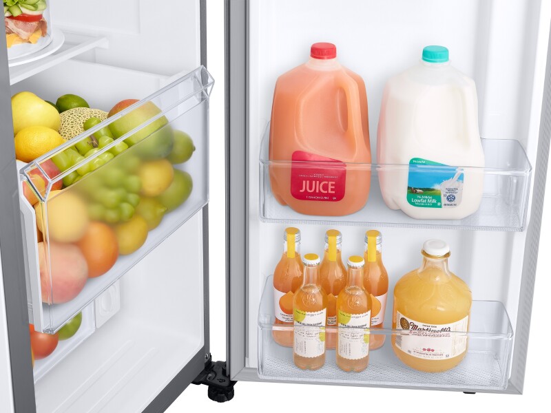 27.4 cu. ft. Large Capacity Side-by-Side Refrigerator in Stainless Steel RS27T5200SRAA