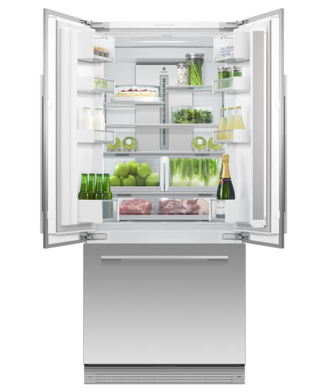 Integrated French Door Refrigerator Freezer, 32", Ice RS32A72J1