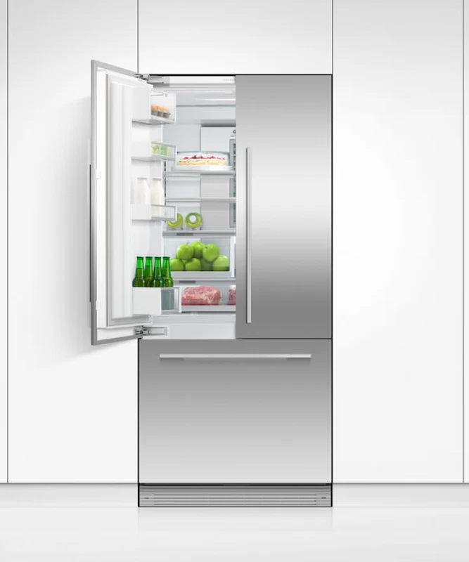 Integrated French Door Refrigerator Freezer, 32", Ice RS32A72J1