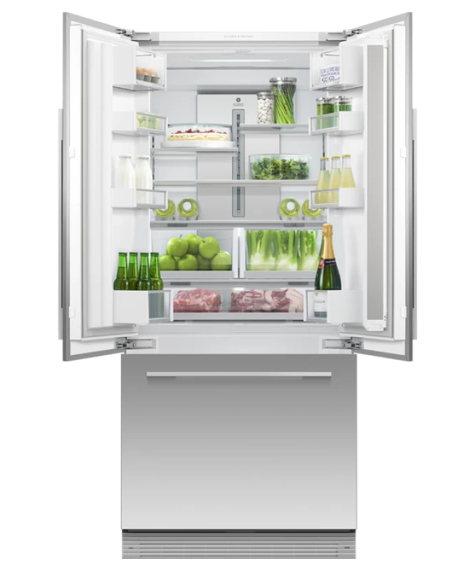 Integrated French Door Refrigerator Freezer, 32", Ice & Water RS32A72U1