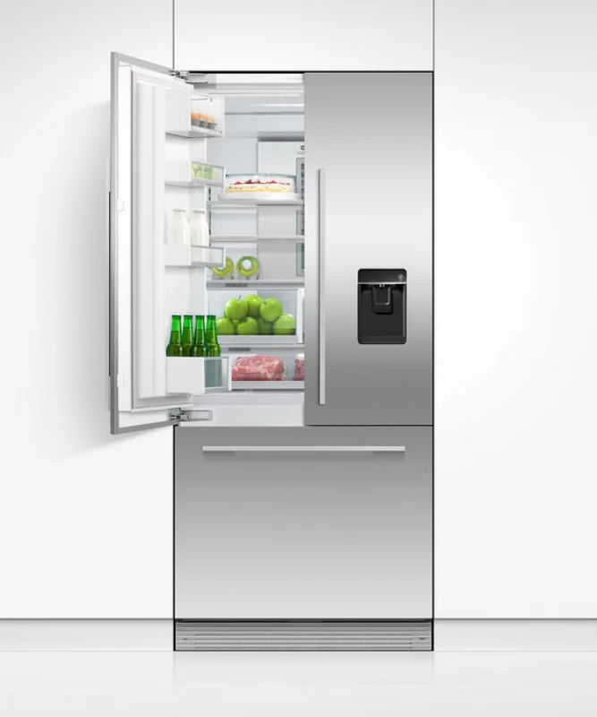 Integrated French Door Refrigerator Freezer, 32", Ice & Water RS32A72U1