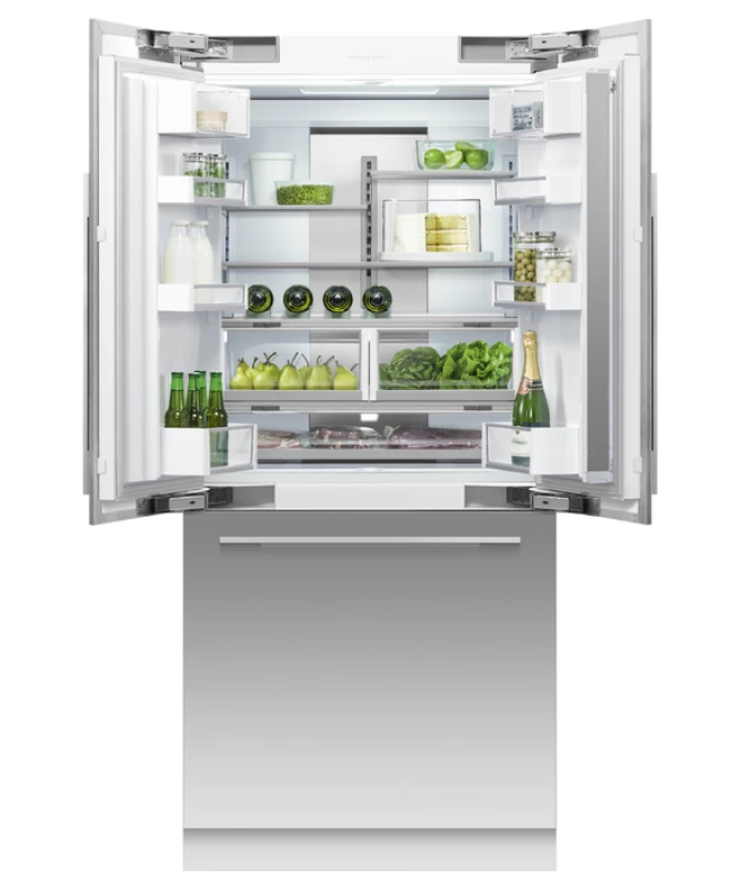 Integrated French Door Refrigerator Freezer, 36", Ice & Water RS36A80U1N