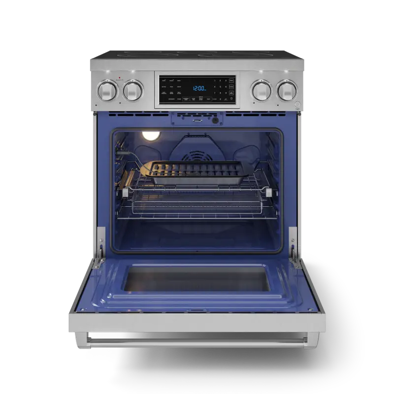 30 Inch Professional Electric Range With Tilt Panel Touch Control In Stainless Steel Gordon Ramsay Series RSE30