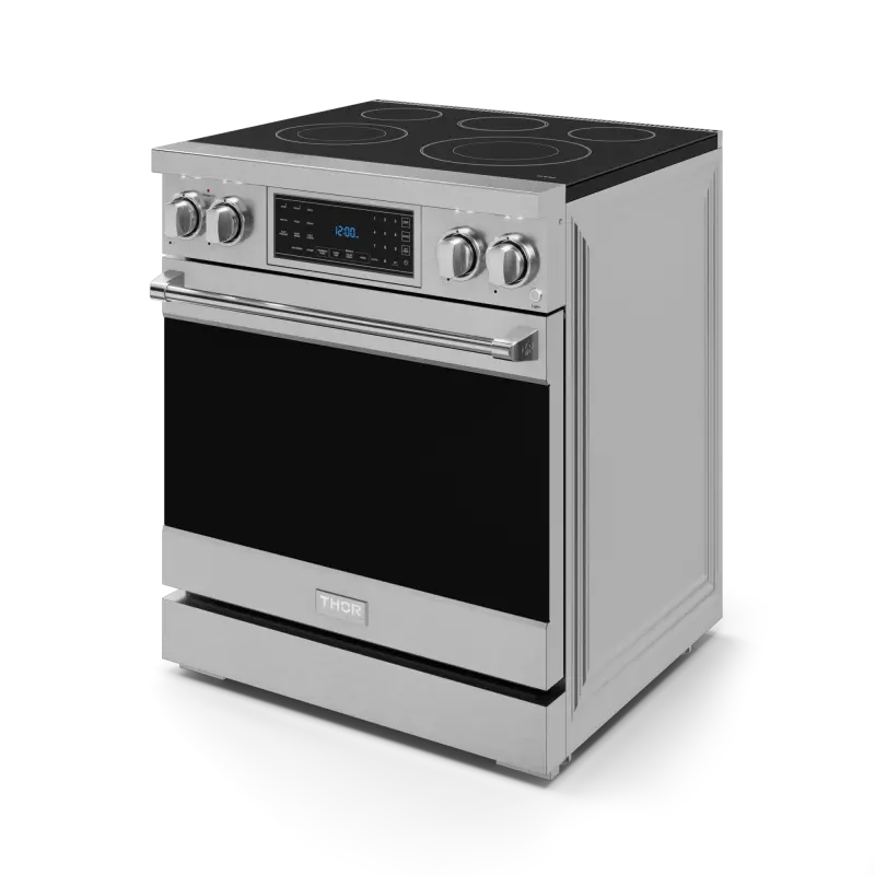30 Inch Professional Electric Range With Tilt Panel Touch Control In Stainless Steel Gordon Ramsay Series RSE30