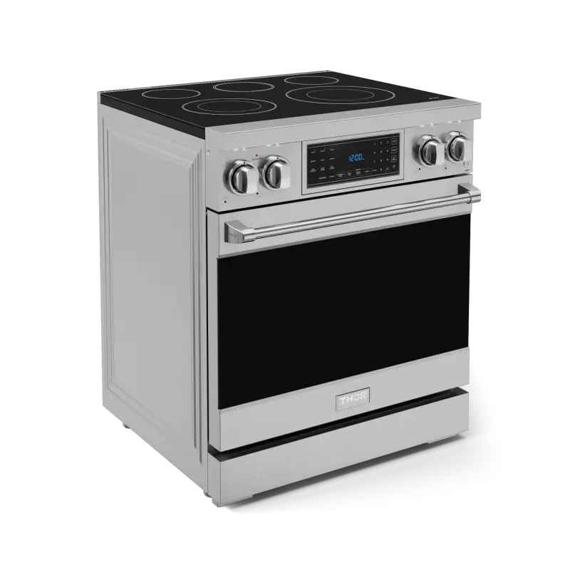 30 Inch Professional Electric Range With Tilt Panel Touch Control In Stainless Steel Gordon Ramsay Series RSE30