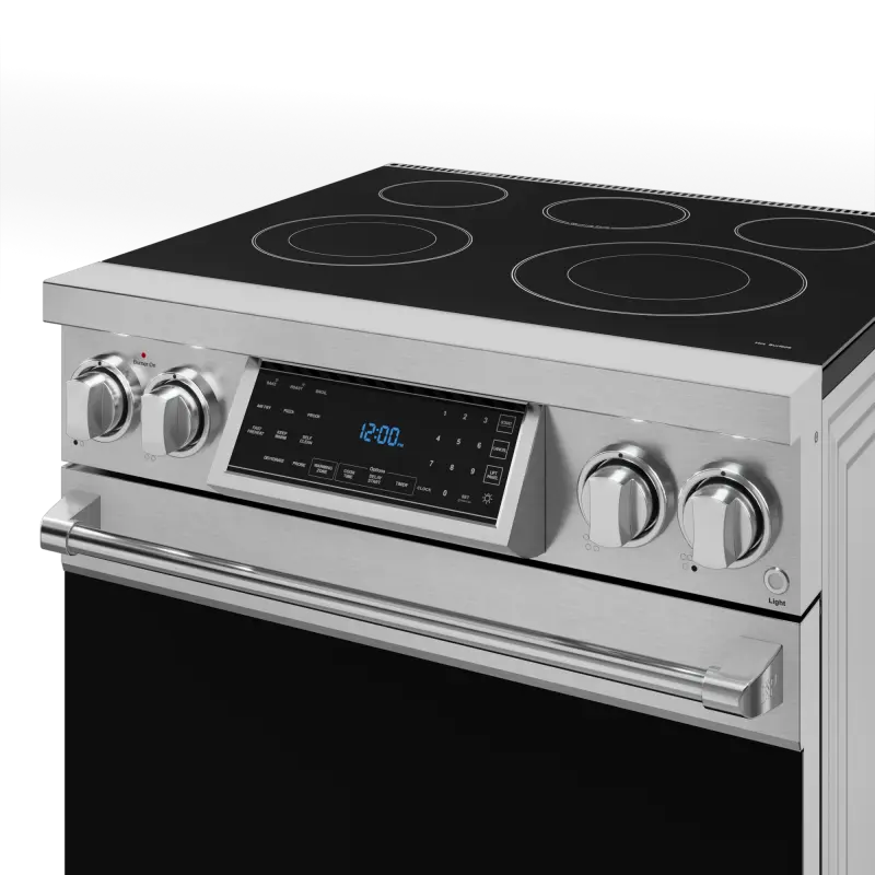 30 Inch Professional Electric Range With Tilt Panel Touch Control In Stainless Steel Gordon Ramsay Series RSE30