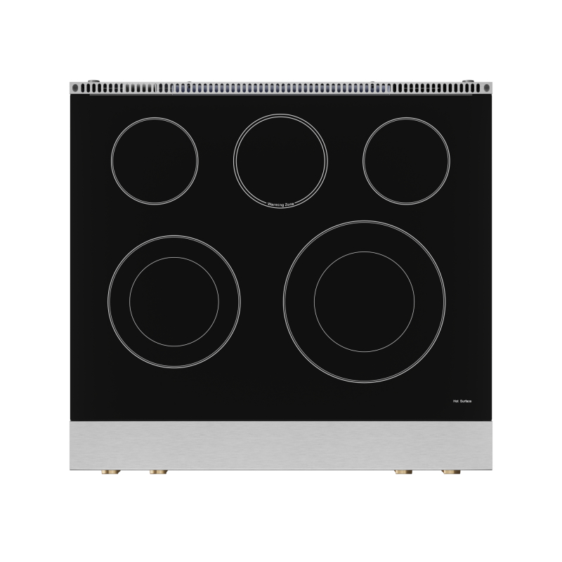 30 Inch Professional Electric Range With Tilt Panel Touch Control In Stainless Steel/bronze Gordon Ramsay Series RSE30BRZ