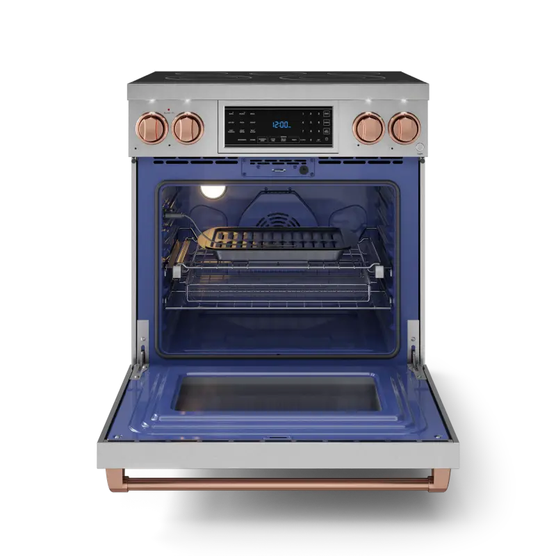 30 Inch Professional Electric Range With Tilt Panel Touch Control In Stainless Steel/rose Gold Gordon Ramsay Series RSE30RSG