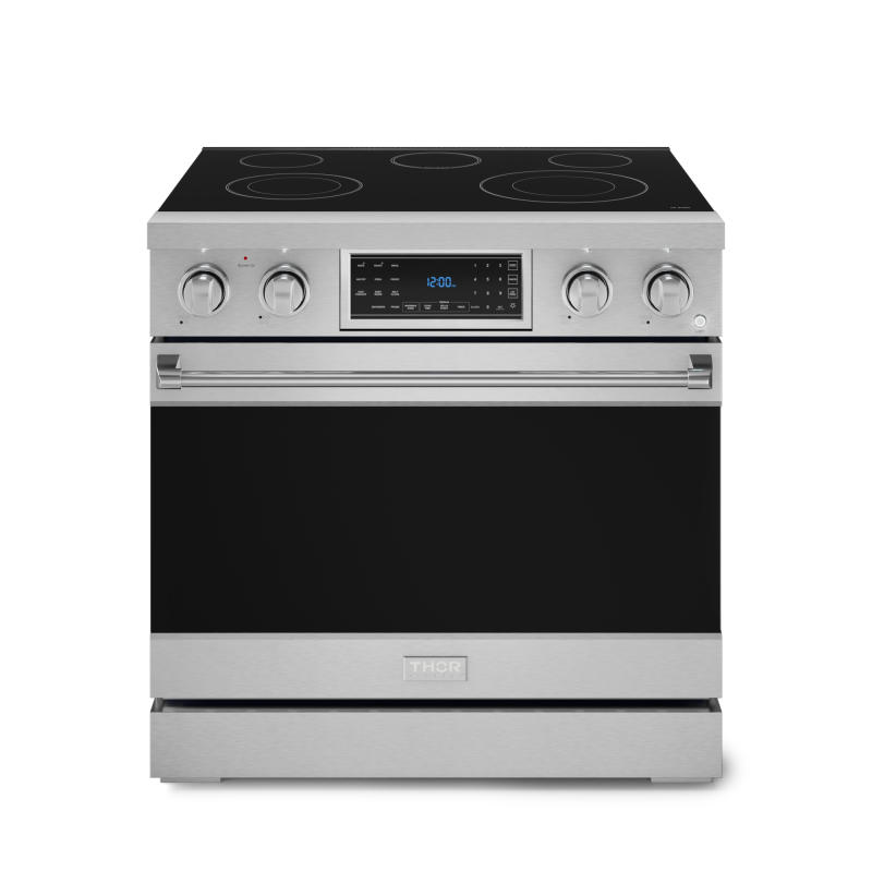 36 Inch Professional Electric Range With Tilt Panel Touch Control In Stainless Steel Gordon Ramsay Series RSE36