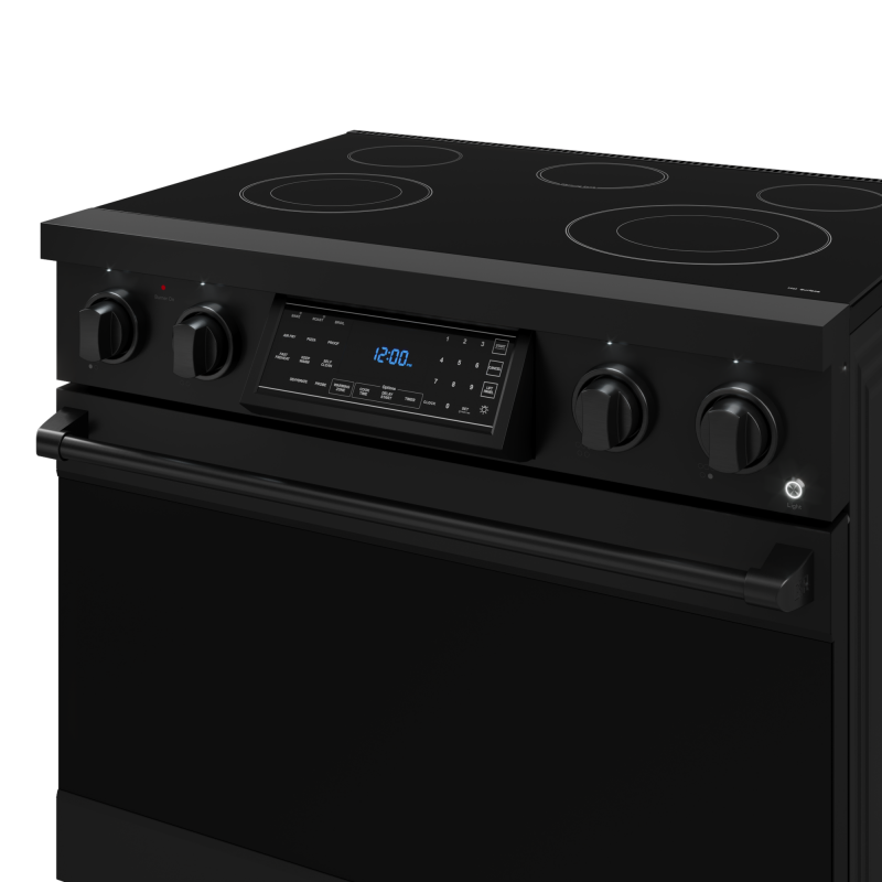 36 Inch Professional Electric Range With Tilt Panel Touch Control In Black Gordon Ramsay Series RSE36B