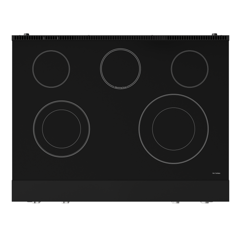 36 Inch Professional Electric Range With Tilt Panel Touch Control In Black/stainless Steel Gordon Ramsay Series RSE36BSS