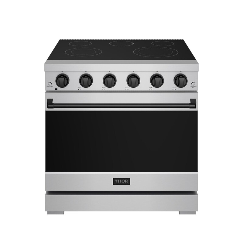 36 Inch Professional Electric Range In Stainless Steel/black Gordon Ramsay Series RSE36PBLK