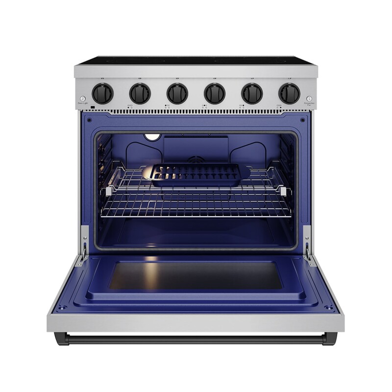 36 Inch Professional Electric Range In Stainless Steel/black Gordon Ramsay Series RSE36PBLK