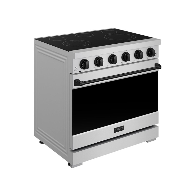 36 Inch Professional Electric Range In Stainless Steel/black Gordon Ramsay Series RSE36PBLK