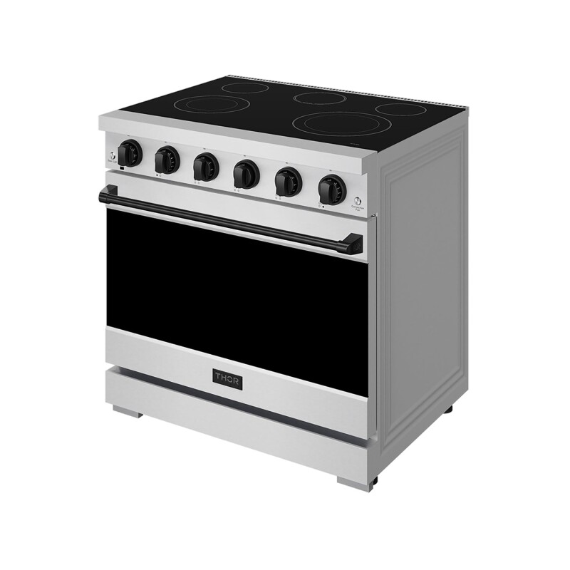36 Inch Professional Electric Range In Stainless Steel/black Gordon Ramsay Series RSE36PBLK