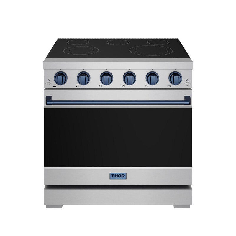 36 Inch Professional Electric Range In Stainless Steel/blue Gordon Ramsay Series RSE36PBLU