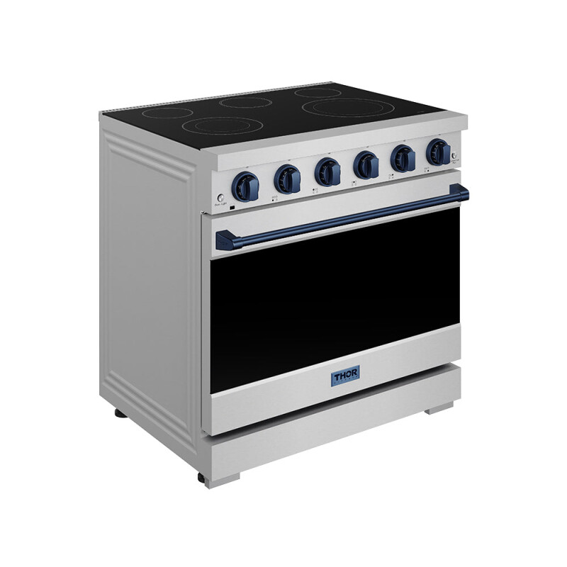 36 Inch Professional Electric Range In Stainless Steel/blue Gordon Ramsay Series RSE36PBLU