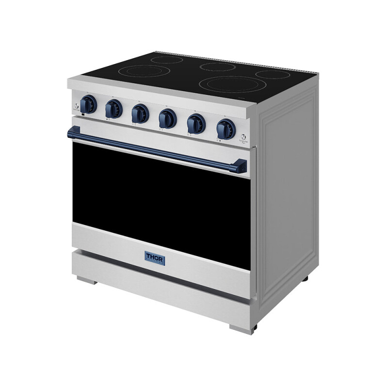 36 Inch Professional Electric Range In Stainless Steel/blue Gordon Ramsay Series RSE36PBLU
