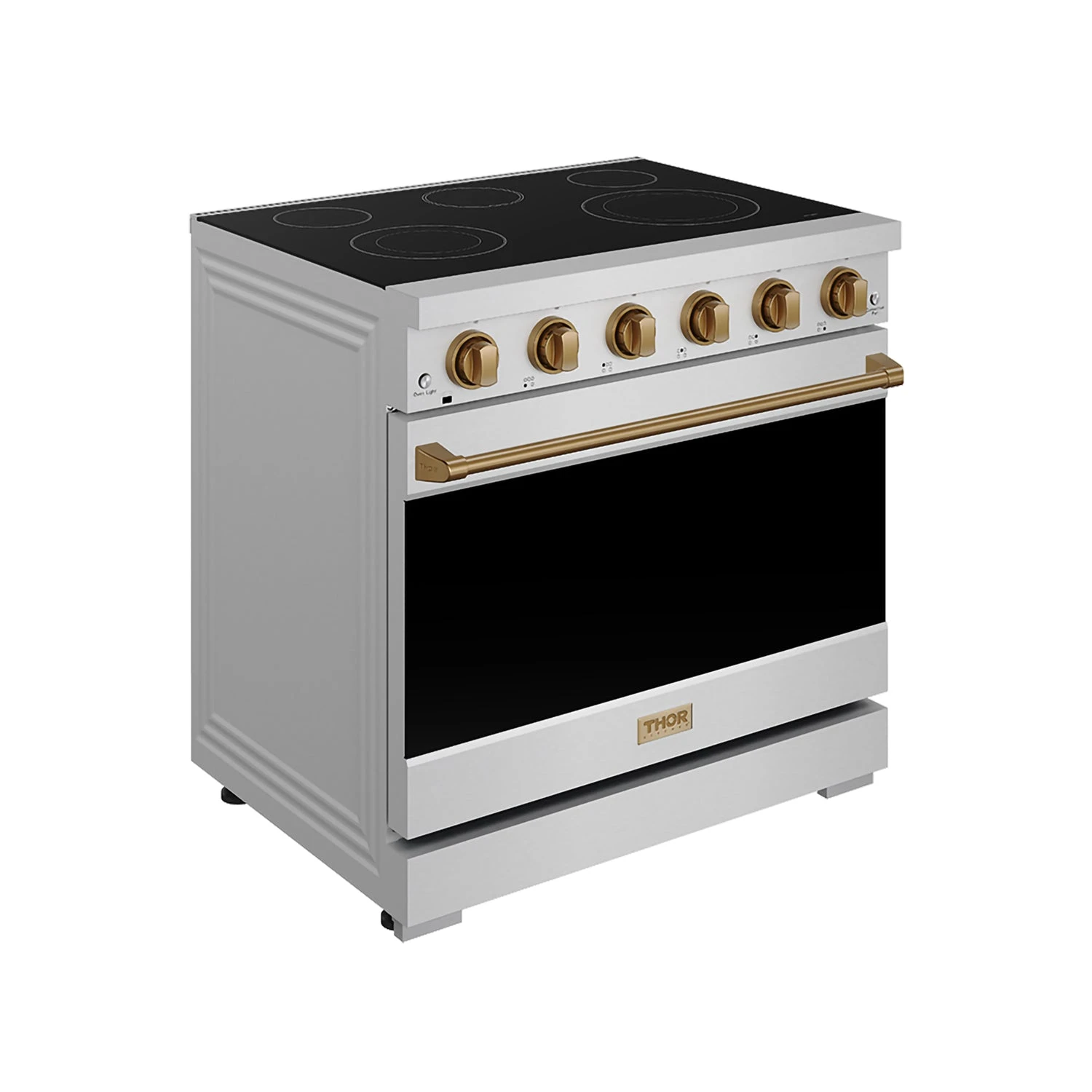 36 Inch Professional Electric Range In Stainless Steel/bronze Gordon Ramsay Series RSE36PBRZ