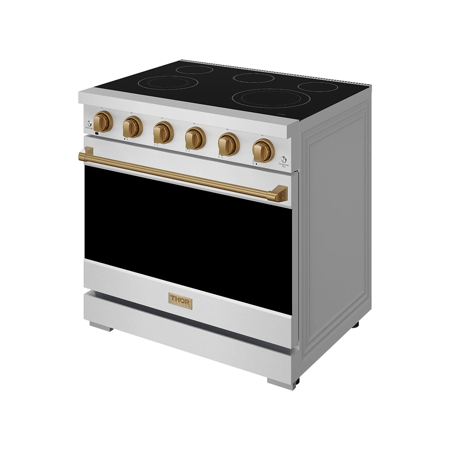 36 Inch Professional Electric Range In Stainless Steel/bronze Gordon Ramsay Series RSE36PBRZ
