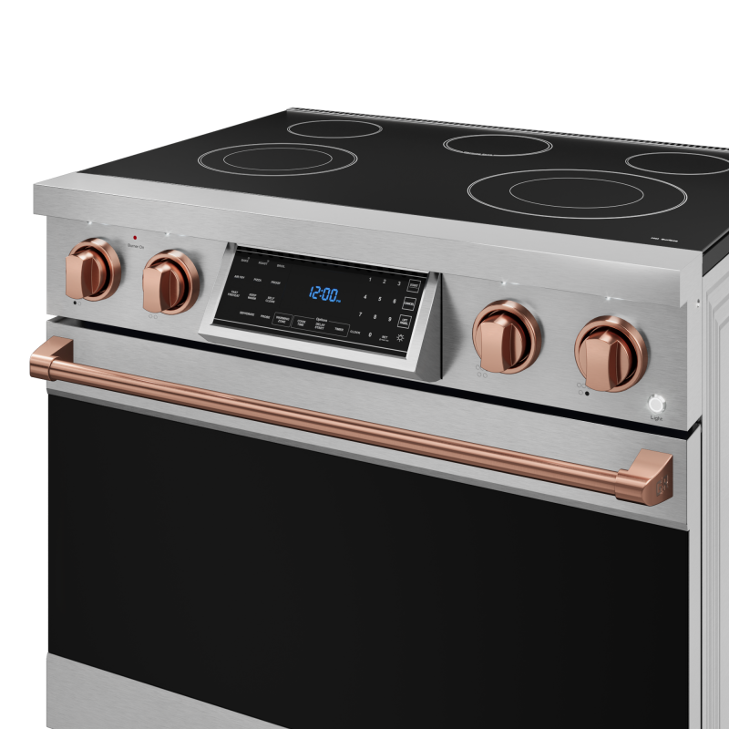 36 Inch Professional Electric Range With Tilt Panel Touch Control In Stainless Steel/rose Gold Gordon Ramsay Series RSE36RSG