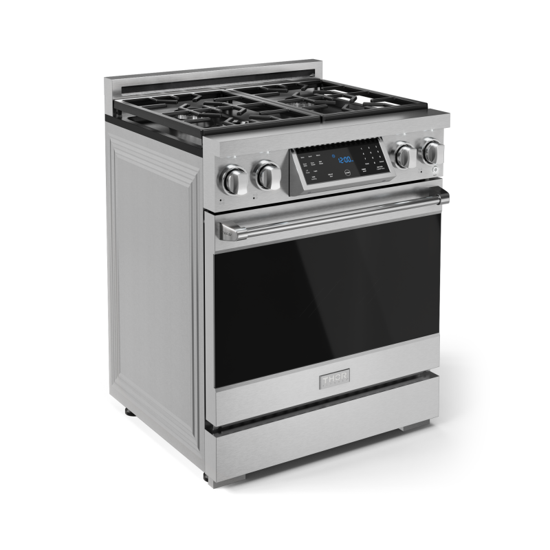30 Inch Professional Gas Range With Tilt Panel Touch Control In Stainless Steel Gordon Ramsay Series RSG30