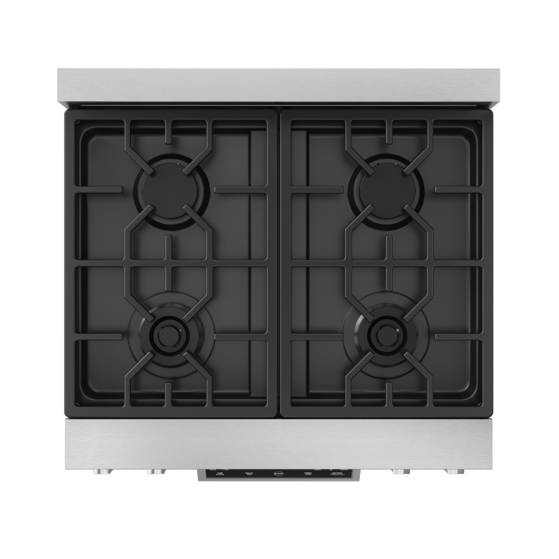 30 Inch Professional Gas Range With Tilt Panel Touch Control In Stainless Steel Gordon Ramsay Series RSG30