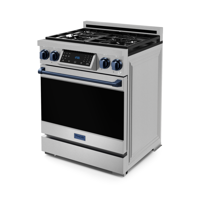 30 Inch Professional Lp Range With Tilt Panel Touch Control In Stainless Steel/blue Gordon Ramsay Series RSG30LPBLU