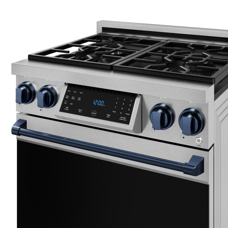30 Inch Professional Lp Range With Tilt Panel Touch Control In Stainless Steel/blue Gordon Ramsay Series RSG30LPBLU