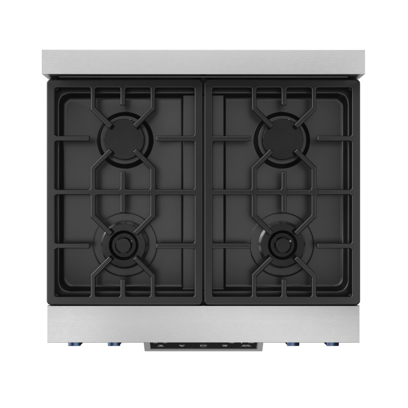 30 Inch Professional Lp Range With Tilt Panel Touch Control In Stainless Steel/blue Gordon Ramsay Series RSG30LPBLU