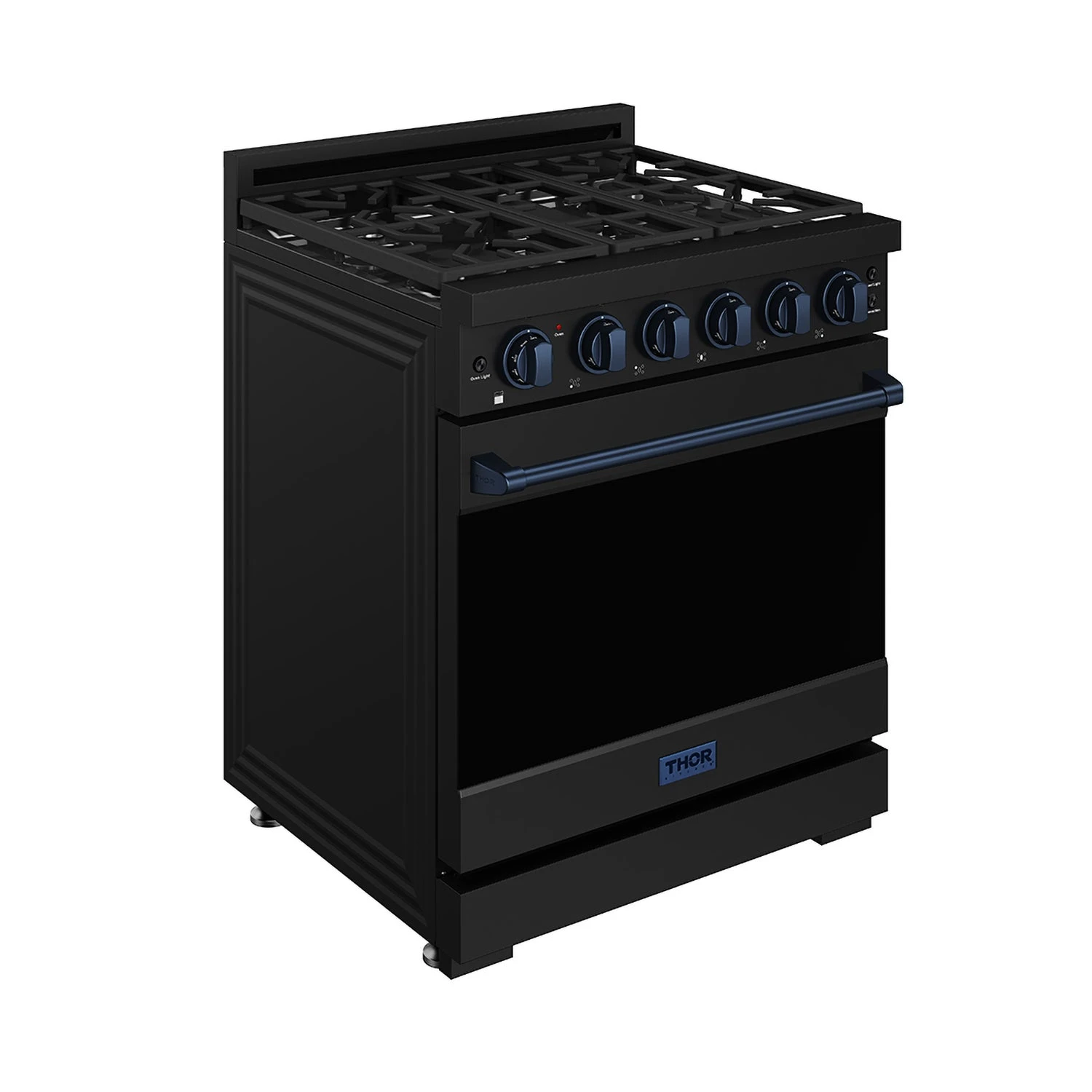 30 Inch Professional Gas With Precision Knob Control In Black/blue RSG30PBBLU