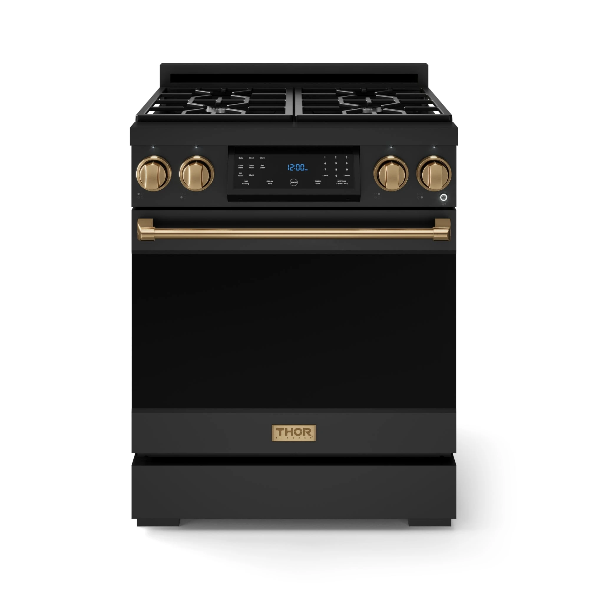 30 Inch Professional Liquid Propane With Precision Knob Control In Black/bronze RSG30PBLPBRZ