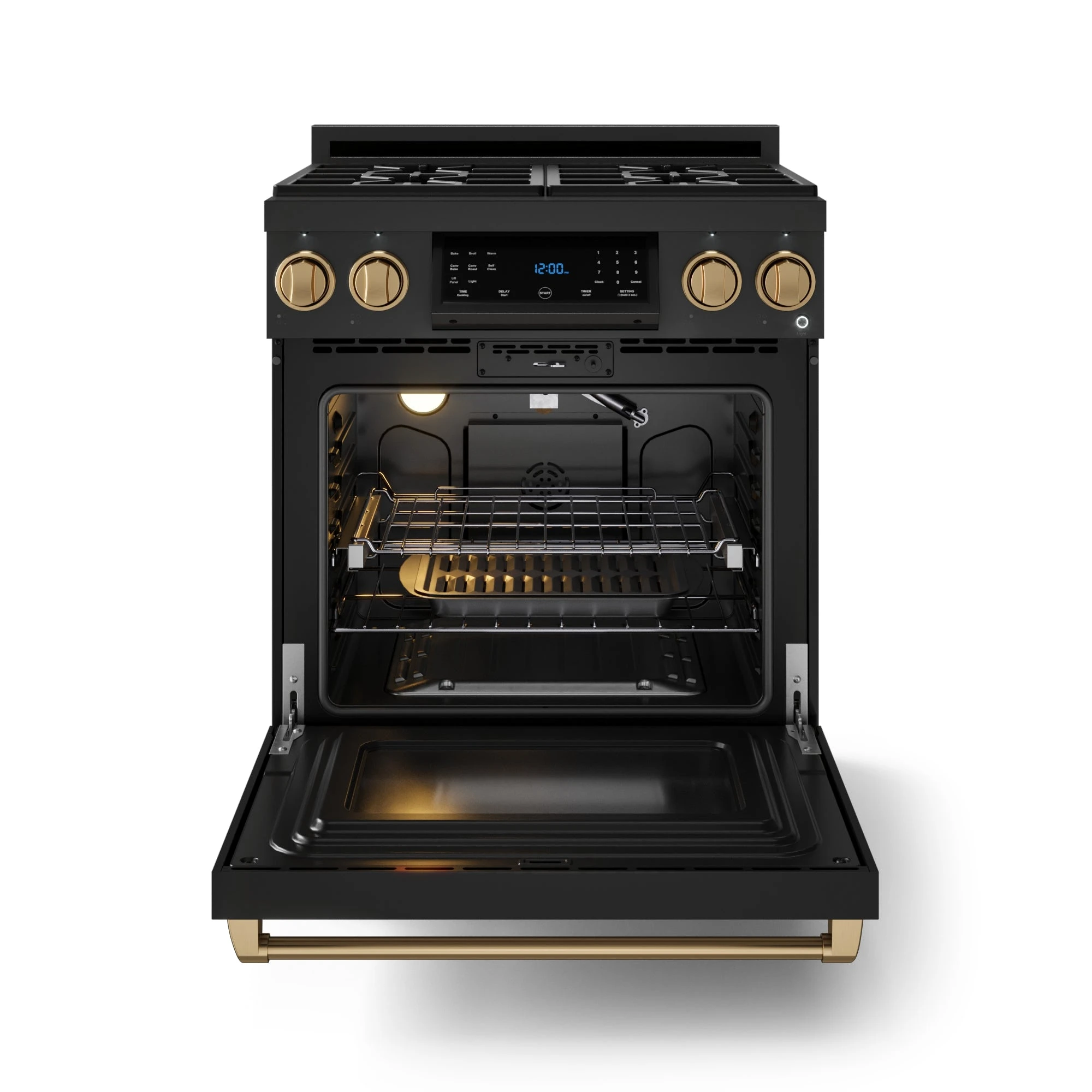 30 Inch Professional Liquid Propane With Precision Knob Control In Black/bronze RSG30PBLPBRZ