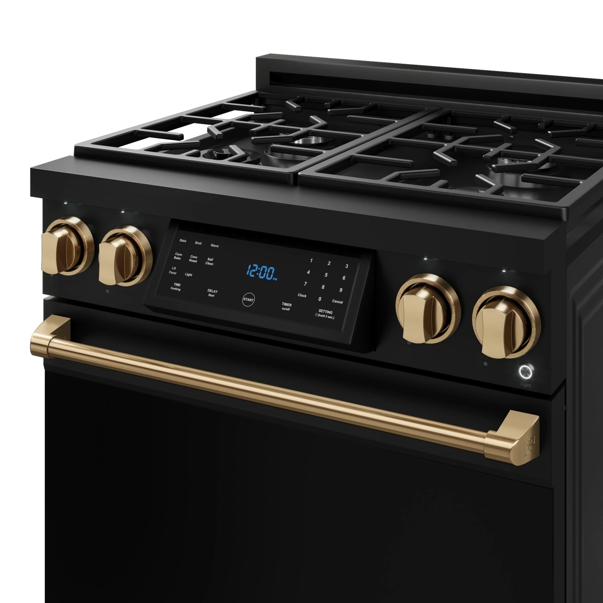 30 Inch Professional Liquid Propane With Precision Knob Control In Black/bronze RSG30PBLPBRZ