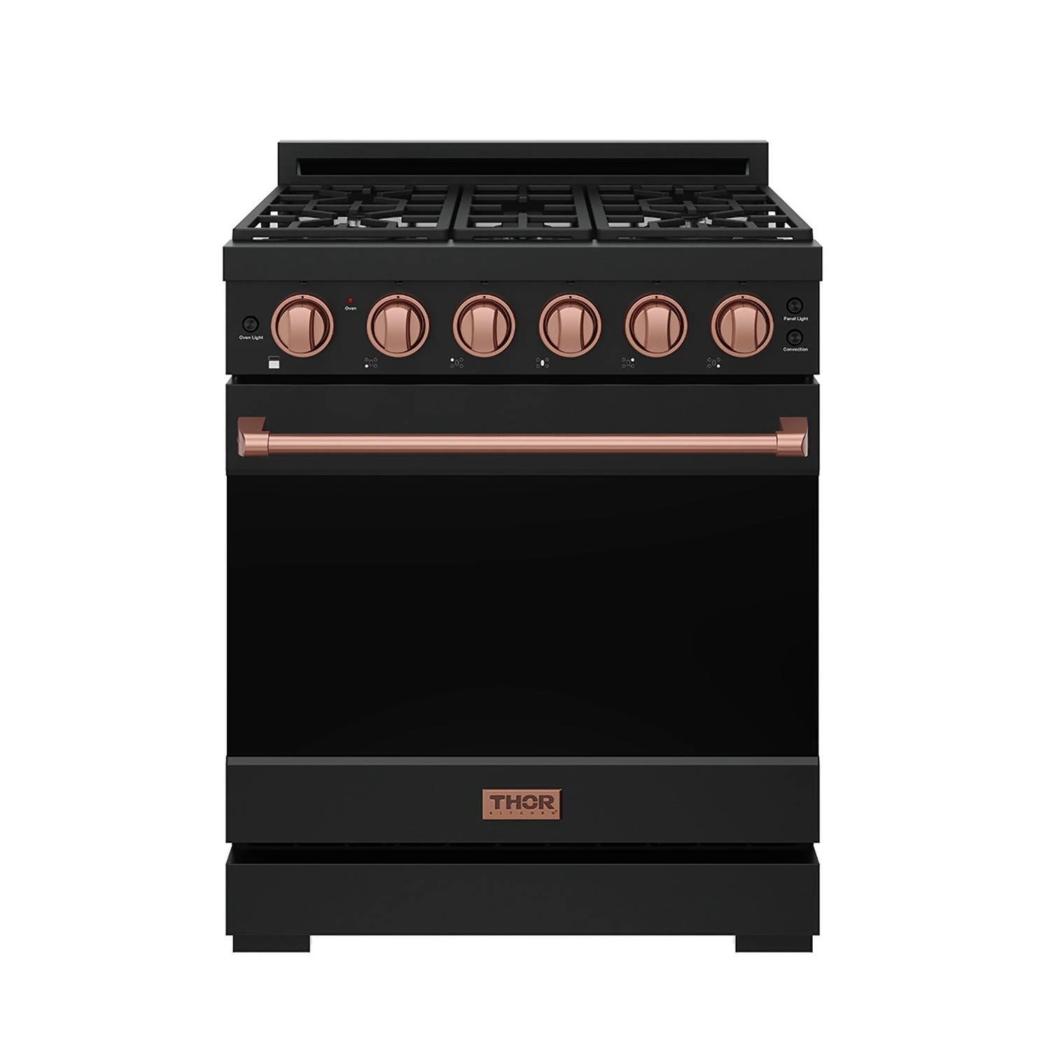 30 Inch Professional Liquid Propane With Precision Knob Control In Black/rose Gold RSG30PBLPRSG
