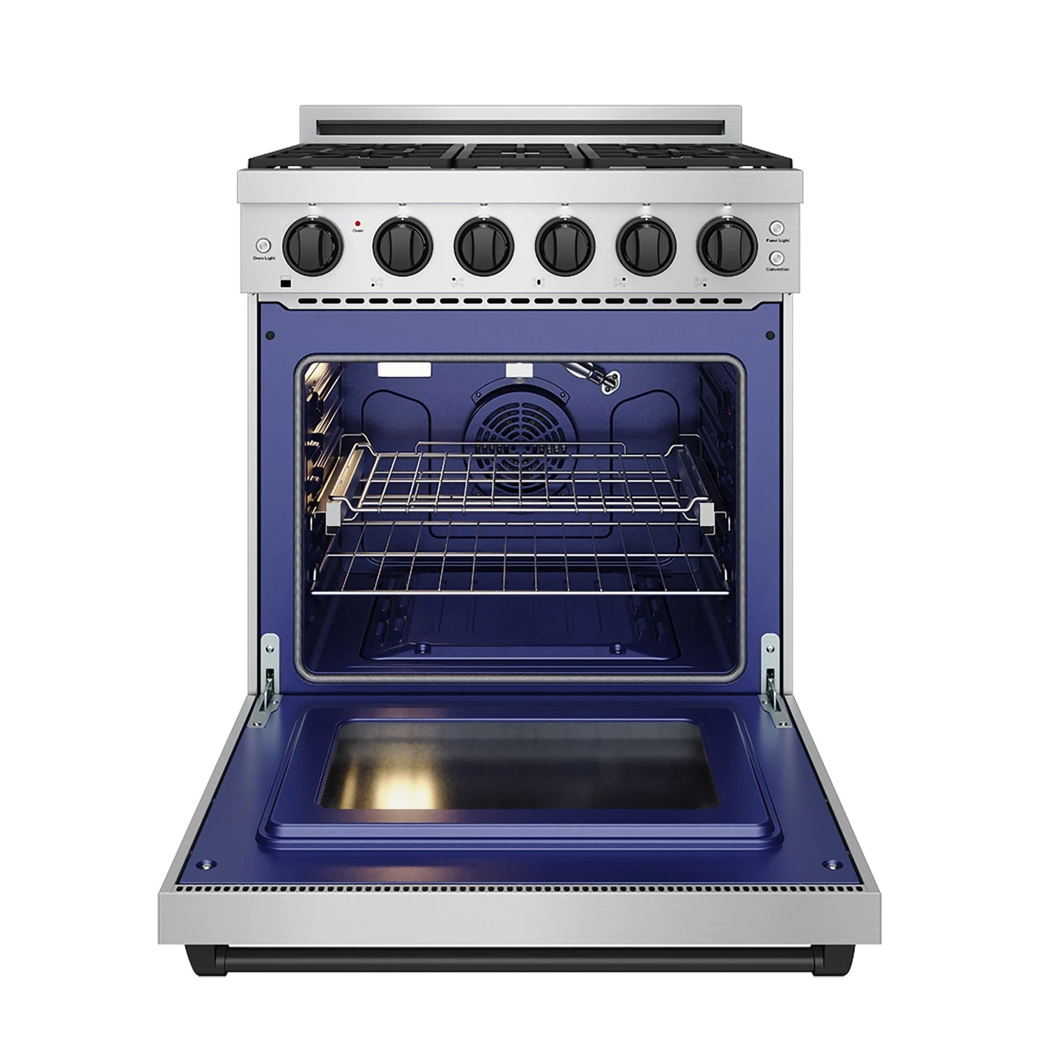 30 Inch Professional Liquid Propane With Precision Knob Control In Stainless Steel/black RSG30PLPBLK