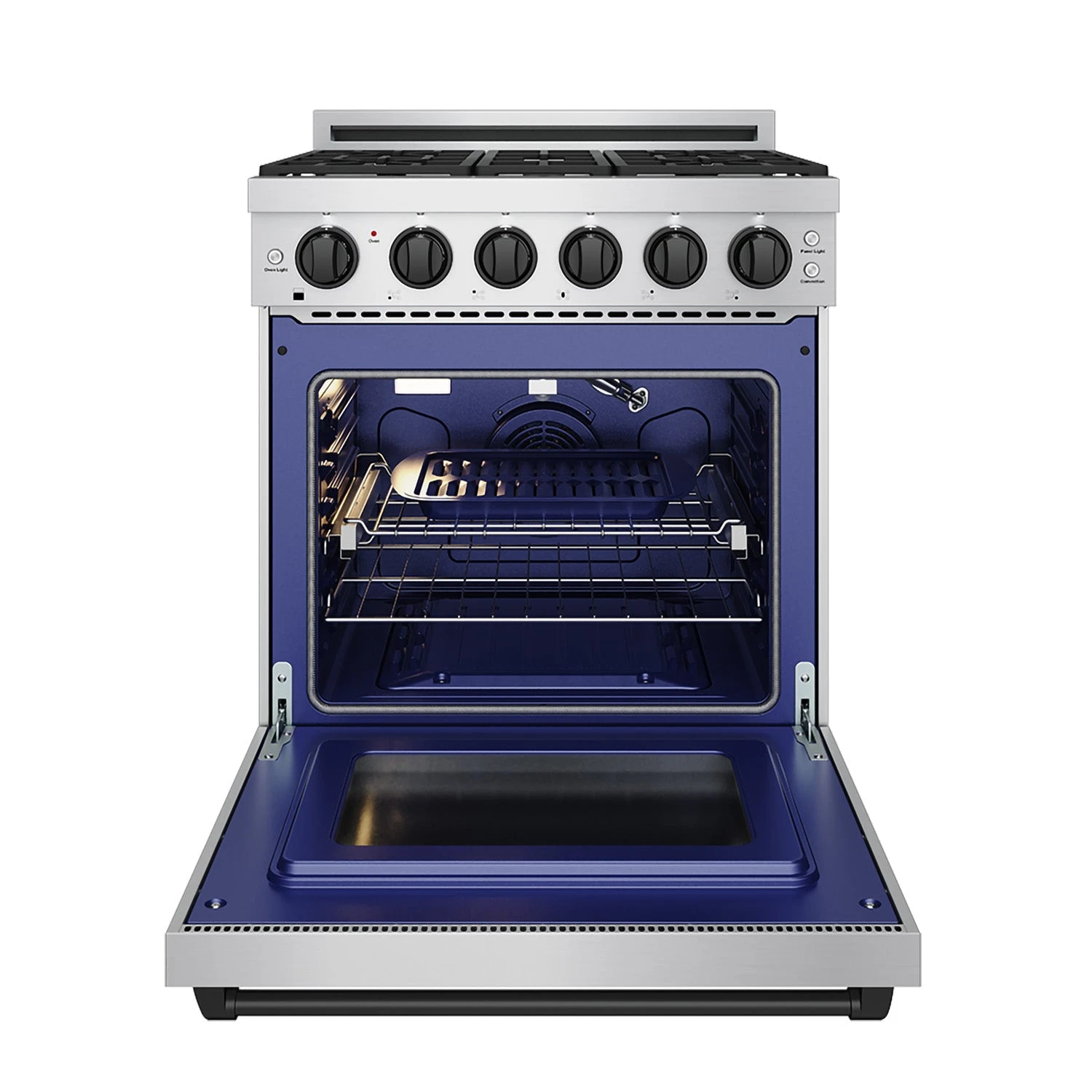 30 Inch Professional Liquid Propane With Precision Knob Control In Stainless Steel/black RSG30PLPBLK