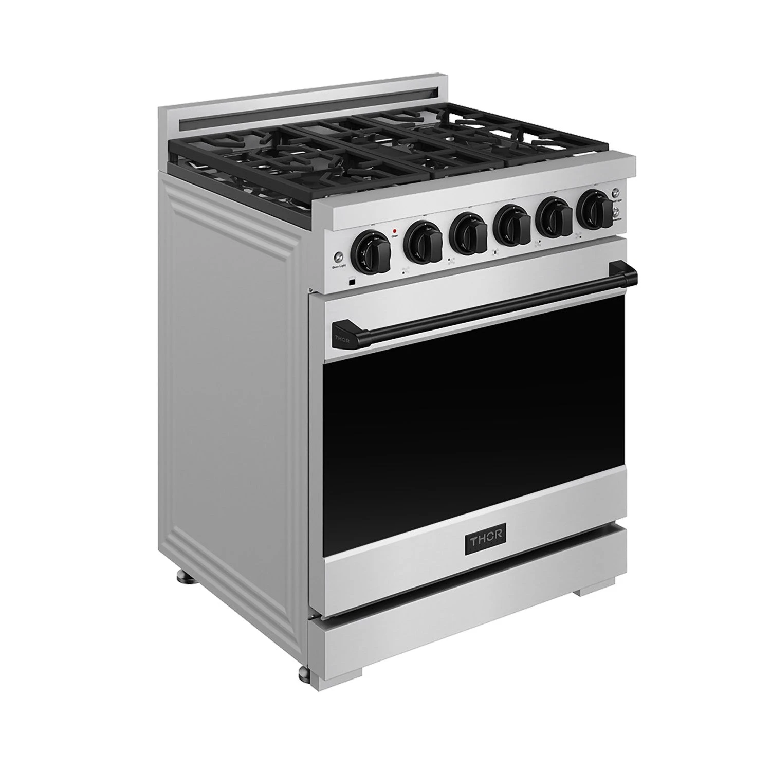 30 Inch Professional Liquid Propane With Precision Knob Control In Stainless Steel/black RSG30PLPBLK