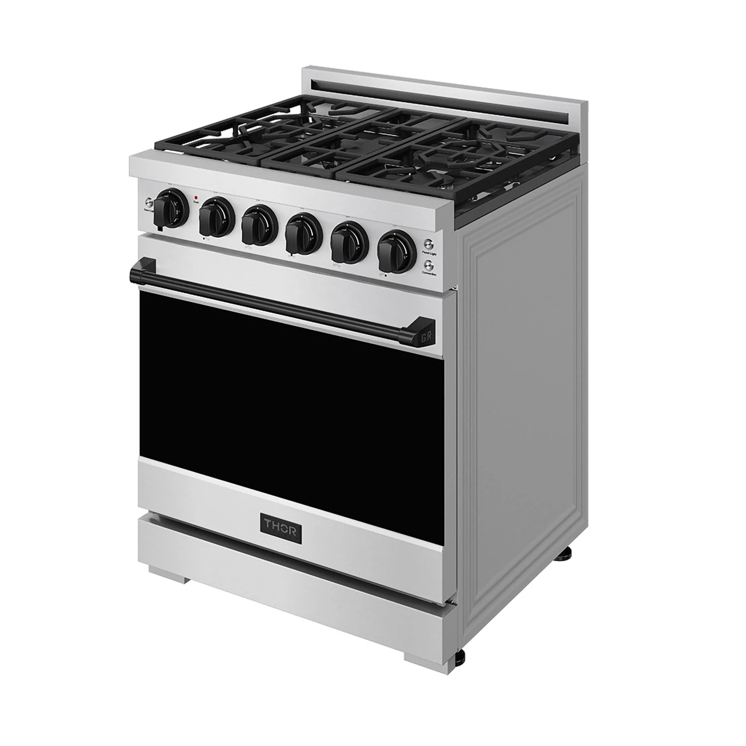 30 Inch Professional Liquid Propane With Precision Knob Control In Stainless Steel/black RSG30PLPBLK
