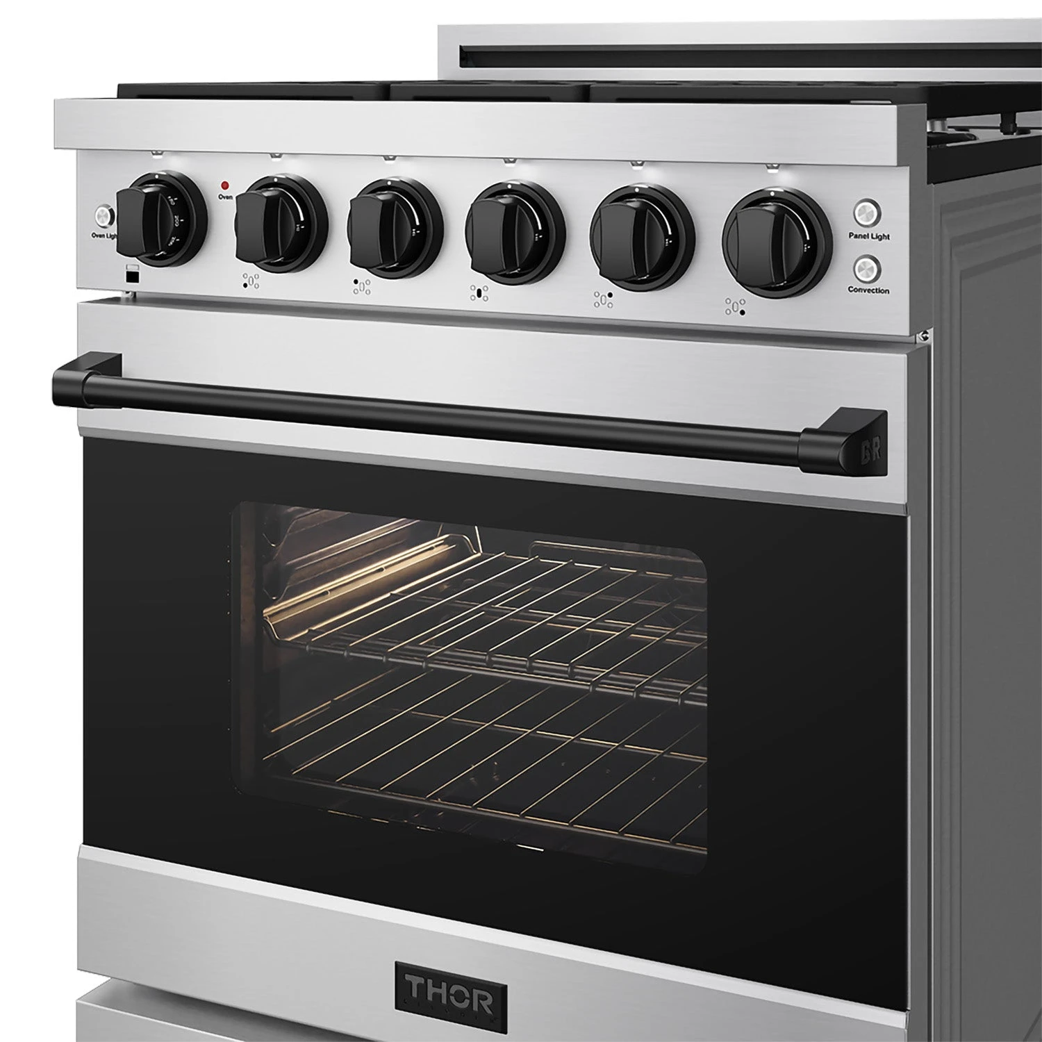 30 Inch Professional Liquid Propane With Precision Knob Control In Stainless Steel/black RSG30PLPBLK