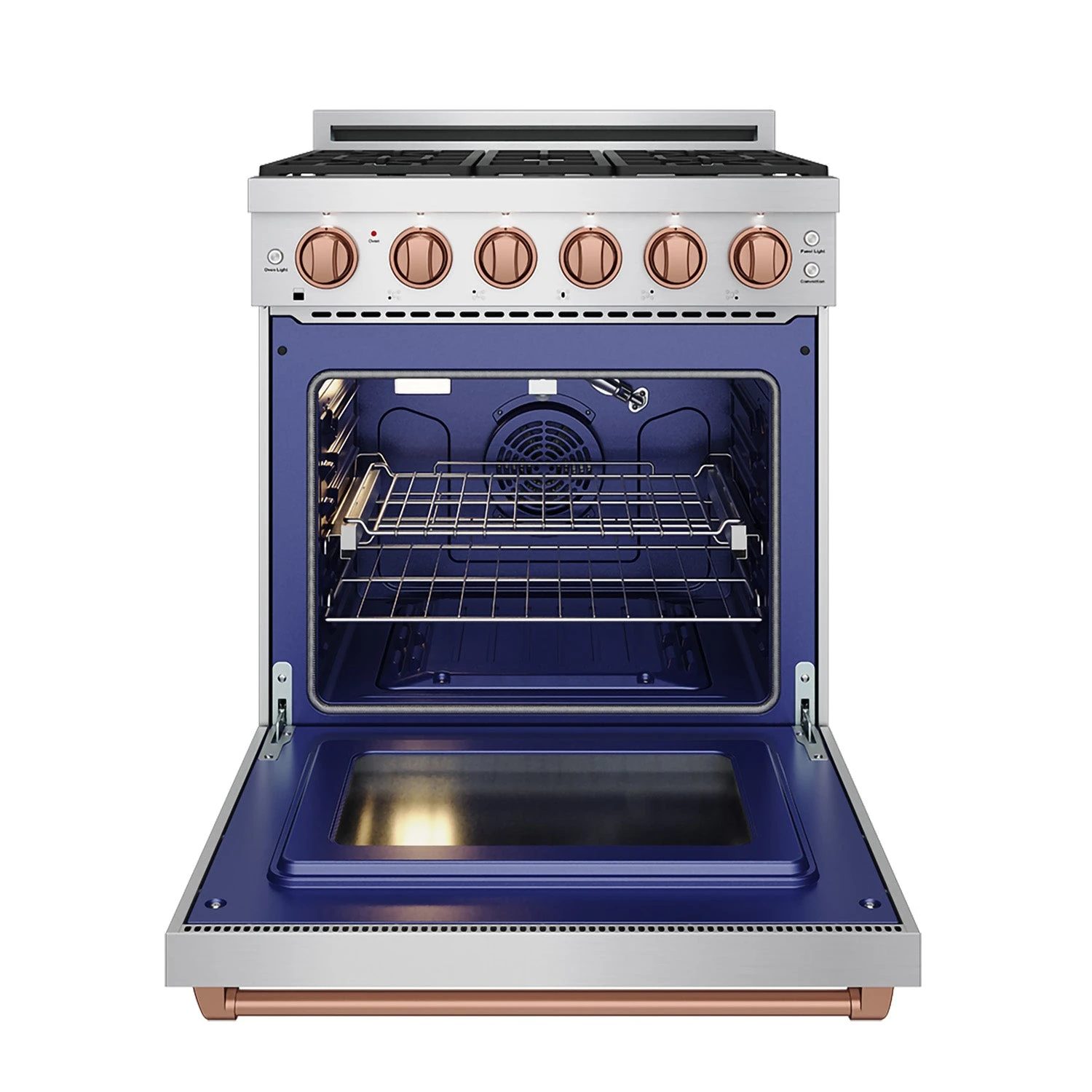 30 Inch Professional Liquid Propane With Precision Knob Control In Stainless Steel/rose Gold RSG30PLPRSG