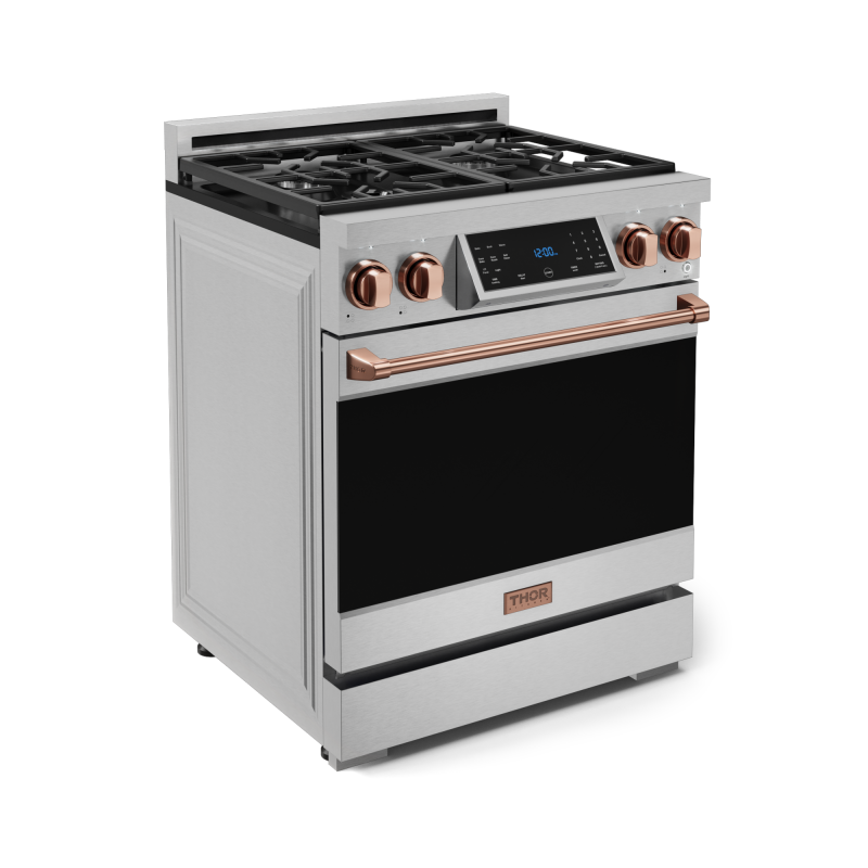 30 Inch Professional Gas Range With Tilt Panel Touch Control In Stainless Steel/rose Gold Gordon Ramsay Series RSG30RSG
