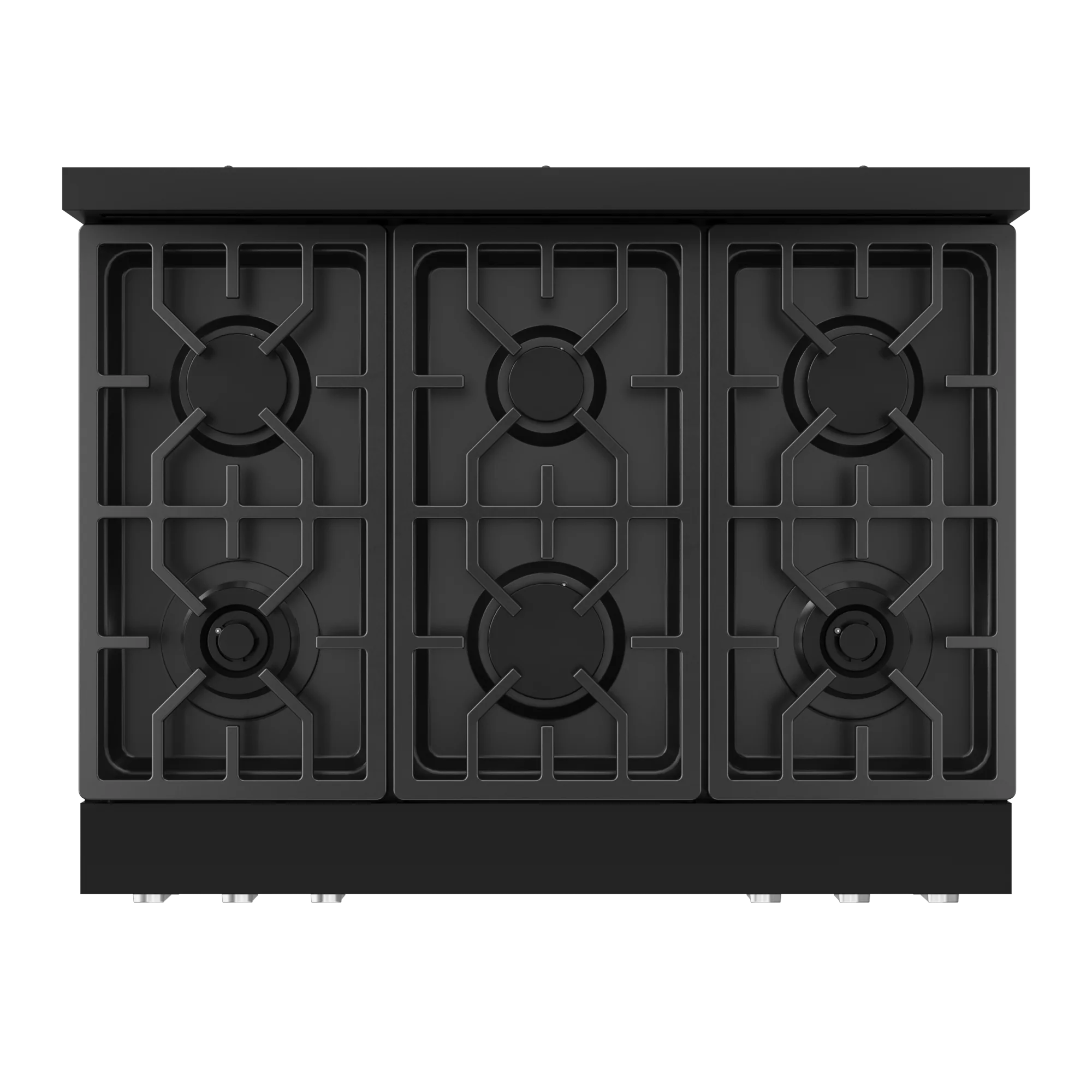 36 Inch Professional Gas Range With Tilt Panel Touch Control In Stainless Black/stainless Steel Gordon Ramsay Series RSG36BSS
