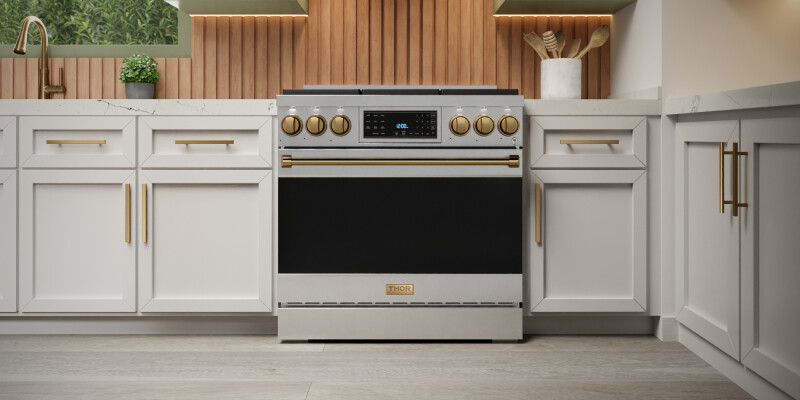 36 Inch Professional Lp Range With Tilt Panel Touch Control In Stainless Steel/black Gordon Ramsay Series RSG36LPBLK