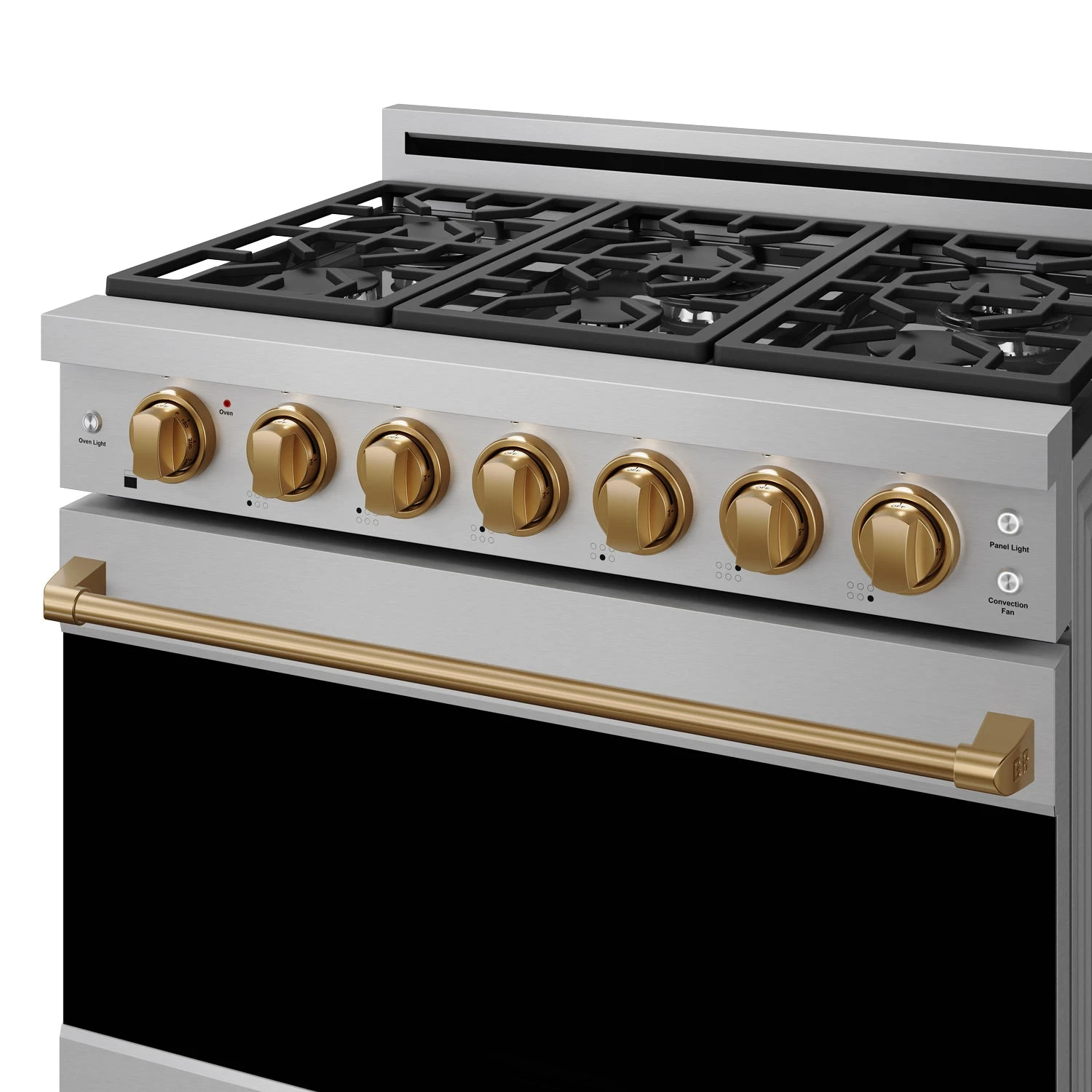 36 Inch Professional Liquid Propane Range With Precision Knob In Stainless Steel And Bronze Gordon Ramsay Series RSG36PLPBRZ